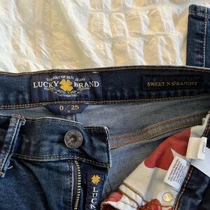 Lucky Brand Women's Straight Leg Jeans - Dark Blue